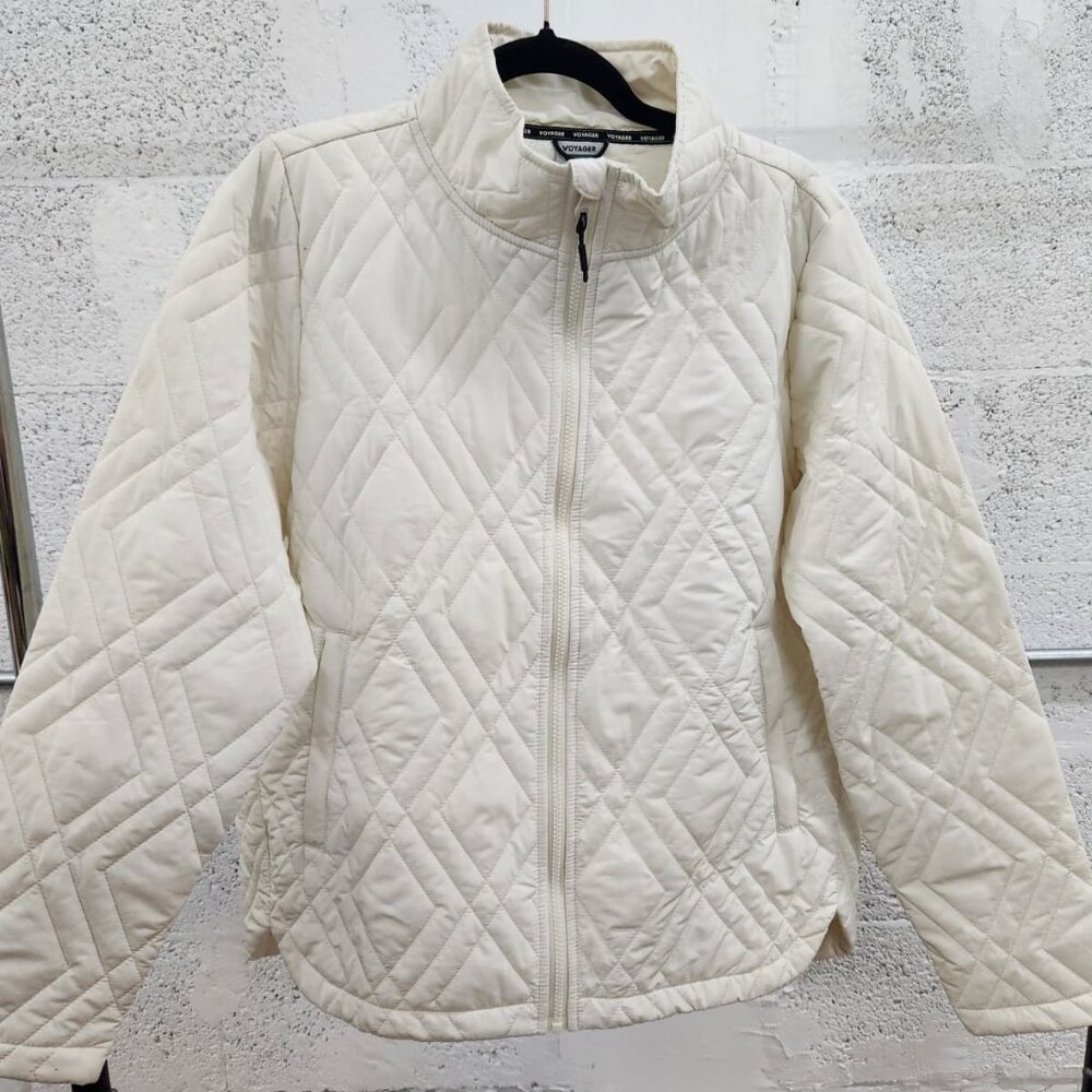 NWT Voyager Women’s Cream Quilted Jacket – Size L - Picture 6 of 12